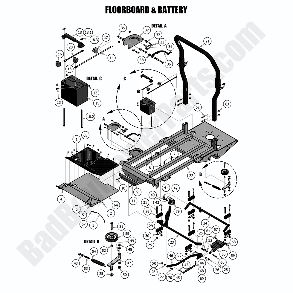 2018 Outlaw XP - Floorboard and Battery